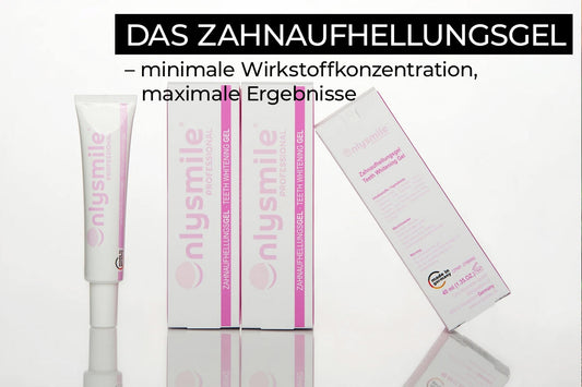 Das Zahnaufhellungsgel – minimale Wirkstoffkonzentration, maximale Ergebnisse